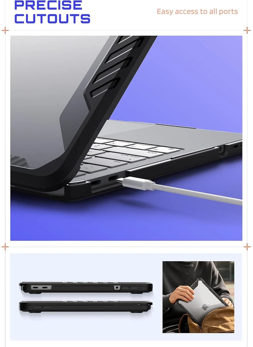 CASE SUPCASE PROTECTOR PARA MACBOOK NEO 13 (2026) A3404 - 4