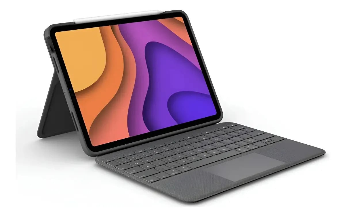 TECLADO LOGITECH FOLIO TOUCH IPAD AIR 11 M4 CHIP (2026) A3459 A3460 A3463 - 1