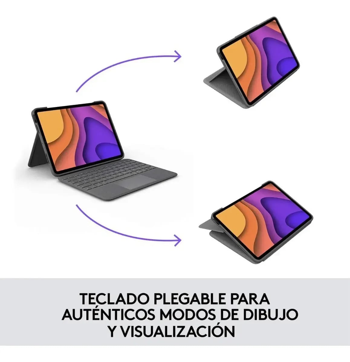 TECLADO LOGITECH FOLIO TOUCH IPAD AIR 11 M4 CHIP (2026) A3459 A3460 A3463 - 3