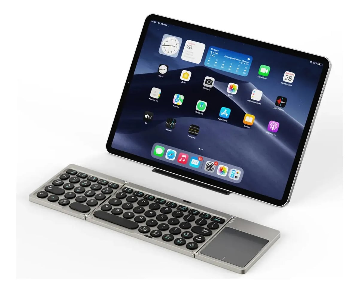 TECLADO PORTÁTIL TOUCHFLIP PARA IPAD AIR 13 M4 CHIP (2026) A3461 A3462 A3464 - 2