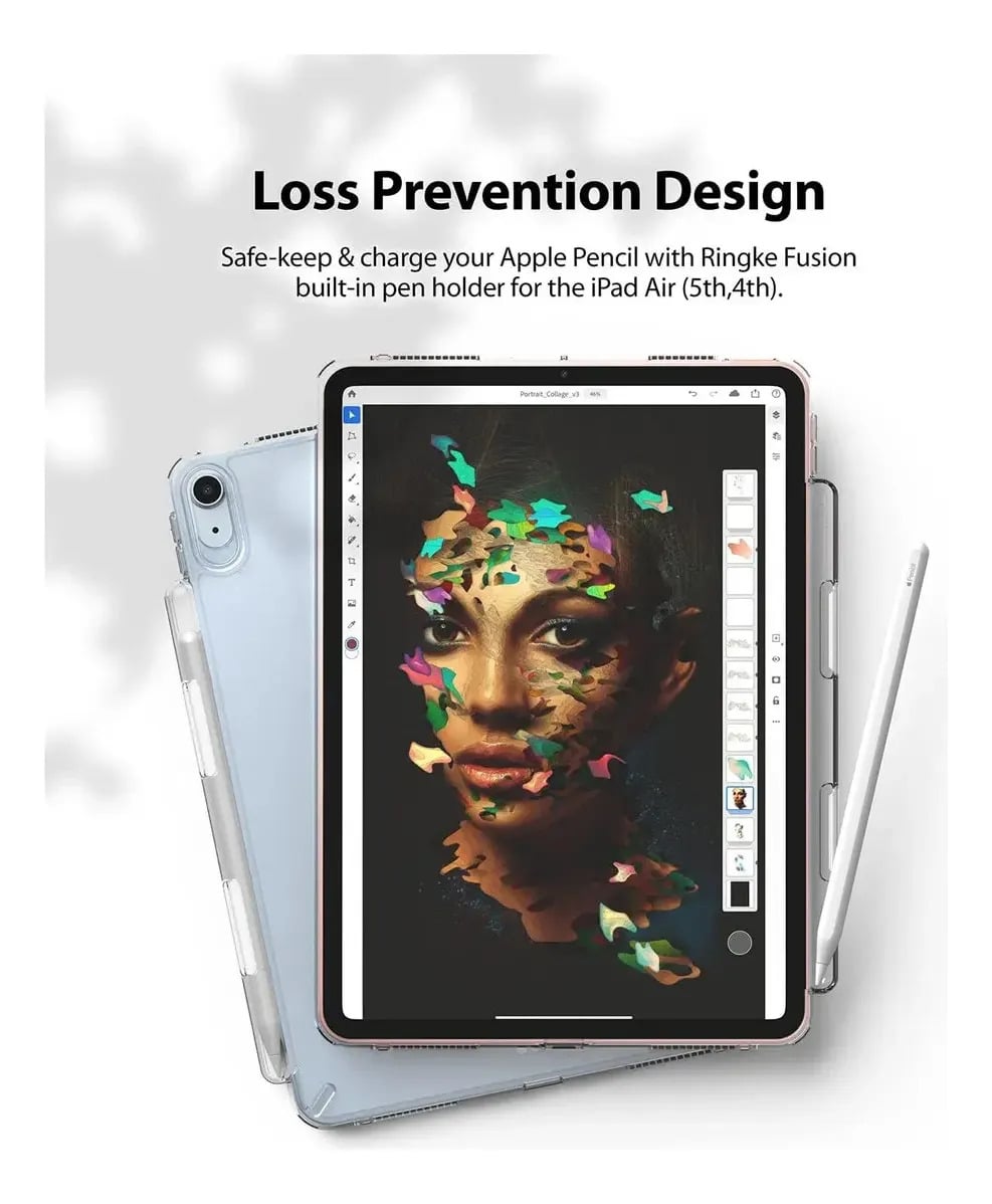 RINGKE FUSION CASE PARA IPAD AIR 11 M4 CHIP (2026) A3459 A3460 A3463 CLEAR - 2