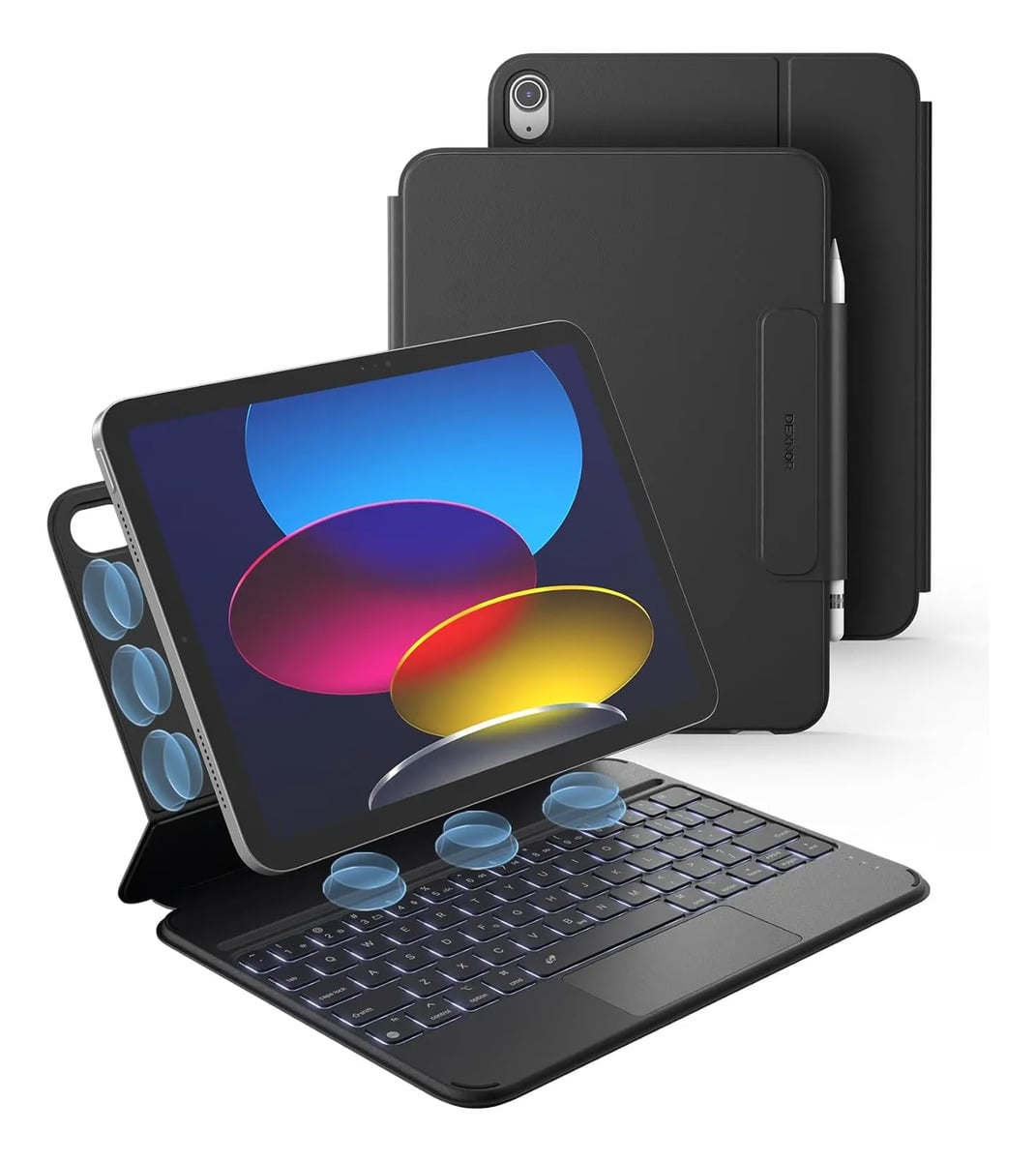 TECLADO DEXNOR (MAG) TOUCH PARA IPAD A16 11MA GEN (2025) A3354 A3355 A3356 - 1