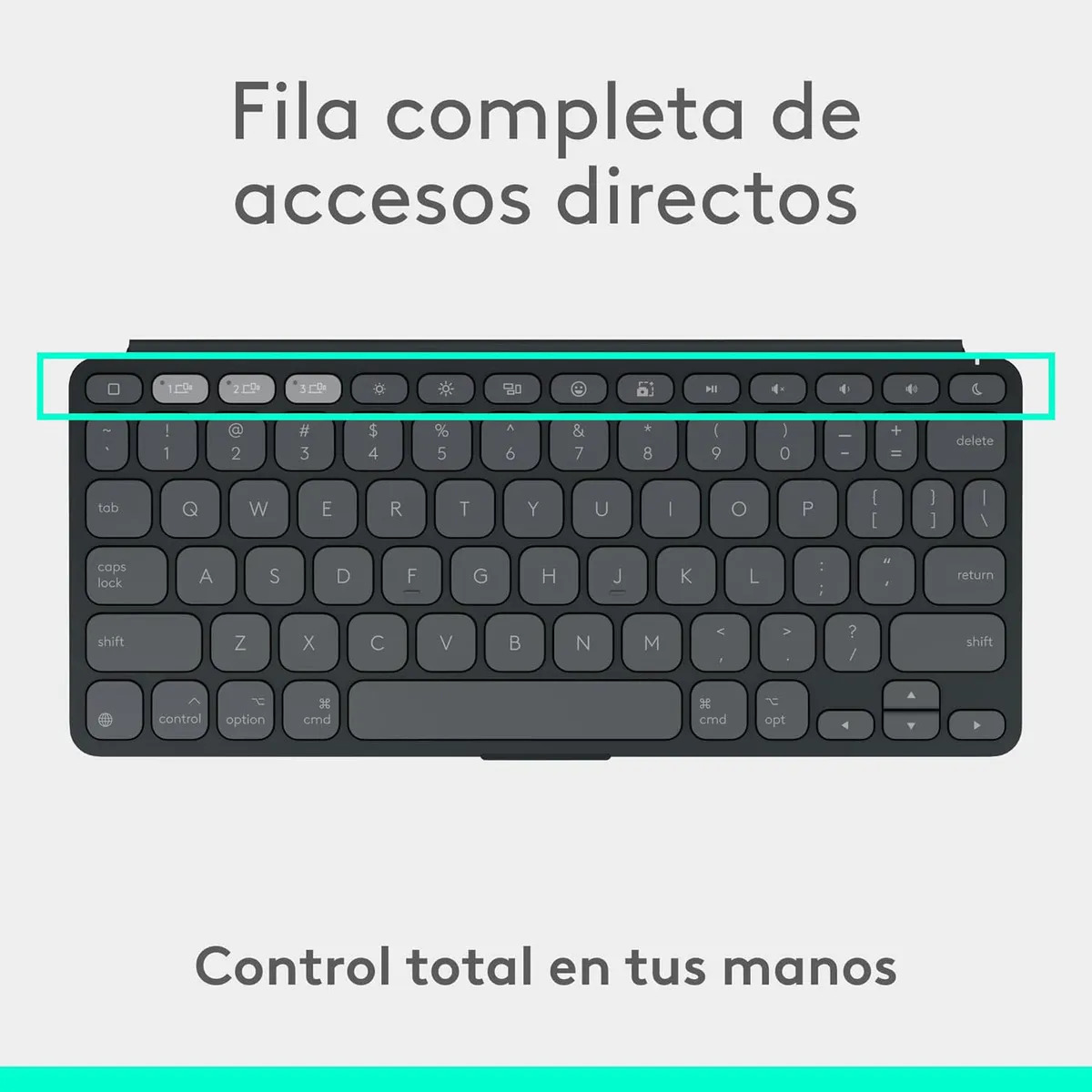 TECLADO LOGITECH KEYS TO GO2 PARA IPAD AIR 11 M4 CHIP (2026) A3459 A3460 A3463 - 2