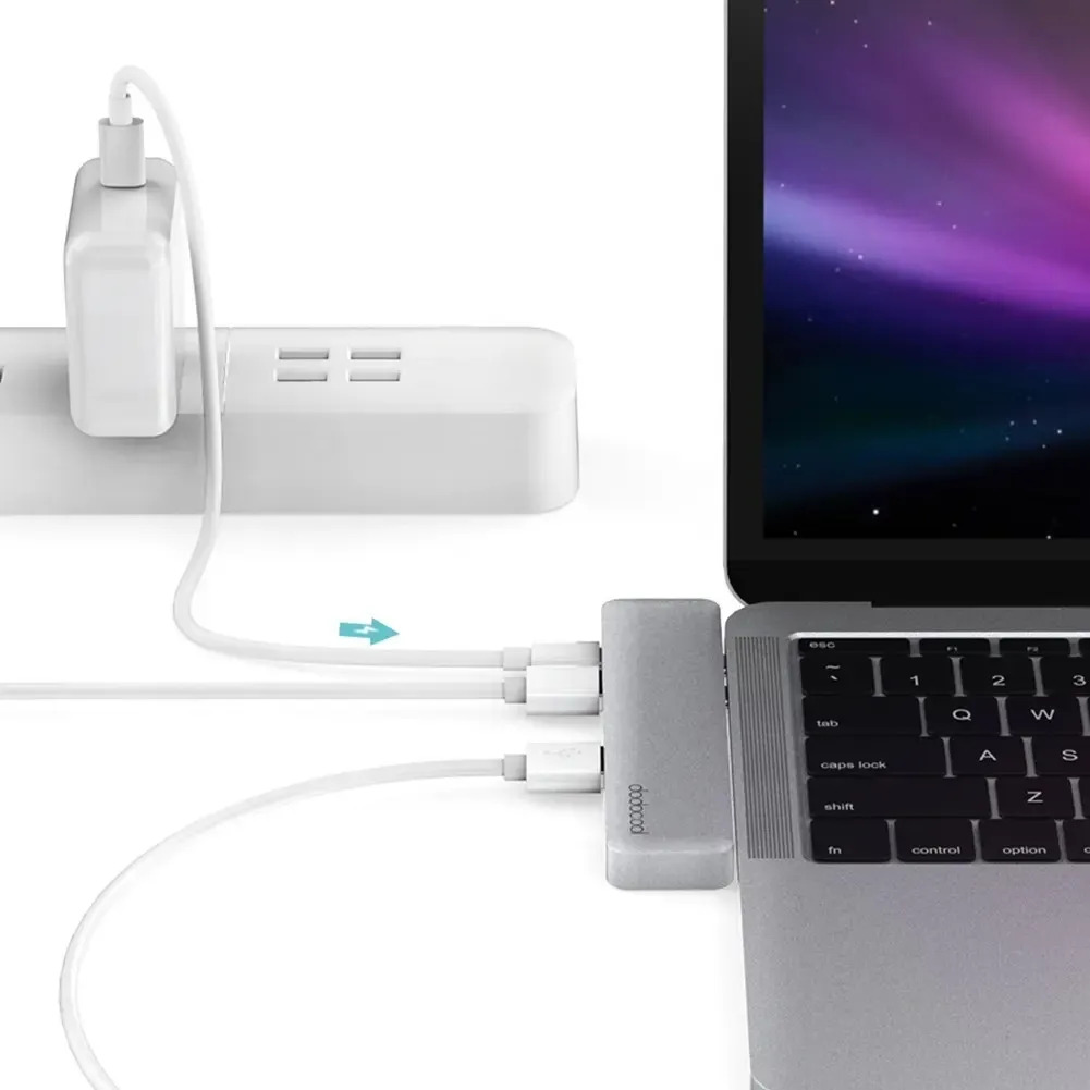 ADAPTADOR HUB DODOCOOL 7EN2 PARA MACBOOK NEO 13 (2026) A3404 - 3