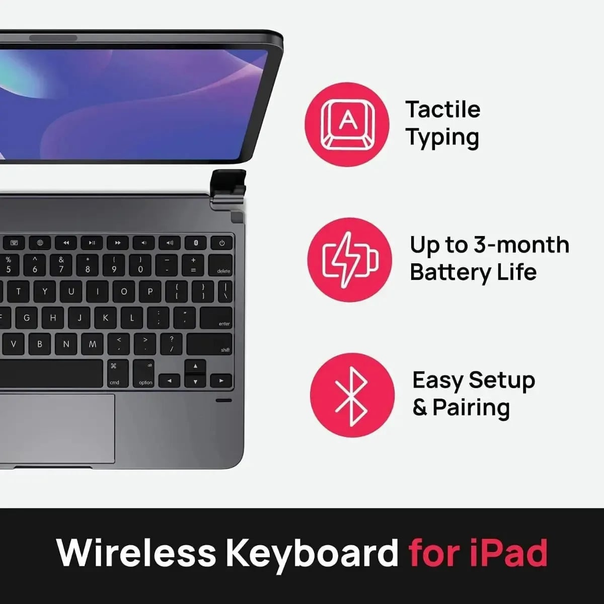 TECLADO BRYDGE BACKLIT TOUCH PARA IPAD AIR 11 M4 CHIP (2026) A3459 A3460 A3463 - 2