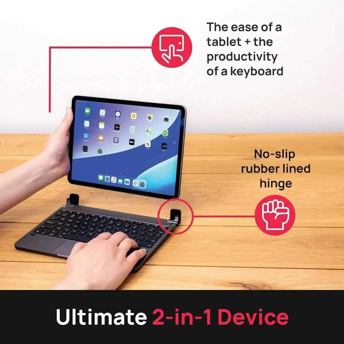 TECLADO BRYDGE BACKLIT TOUCH PARA IPAD AIR 11 M4 CHIP (2026) A3459 A3460 A3463 - 5