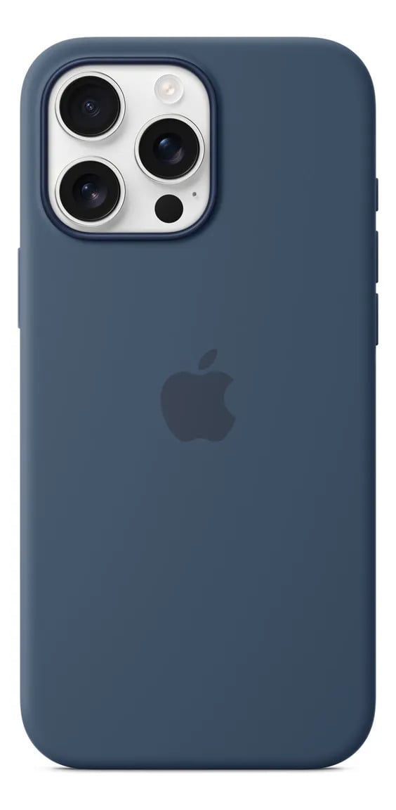 APPLE SILICONE CASE MAGSAFE PARA IPHONE 16 PRO MAX 6.9 DENIM - 1
