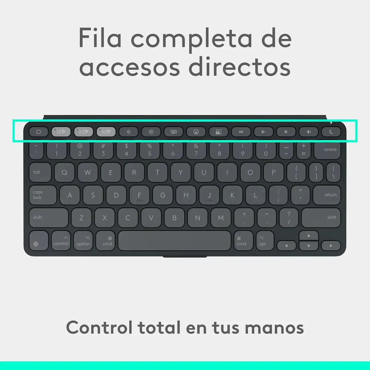 TECLADO LOGITECH KEYS TO GO2 PARA IPAD AIR 13 M4 CHIP (2026) A3461 A3462 A3464 - 2