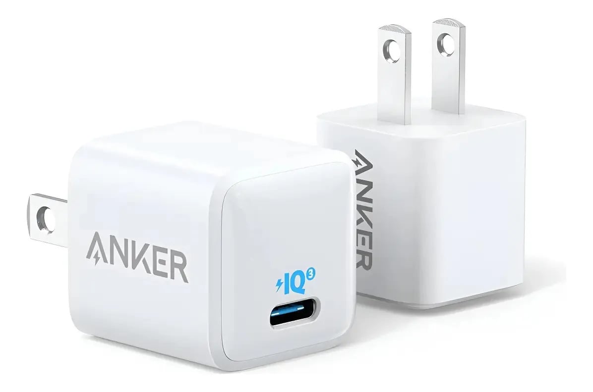 ANKER CARGADOR DE PARED 20W PARA IPHONE 17E (2026) 2-PACK - 1