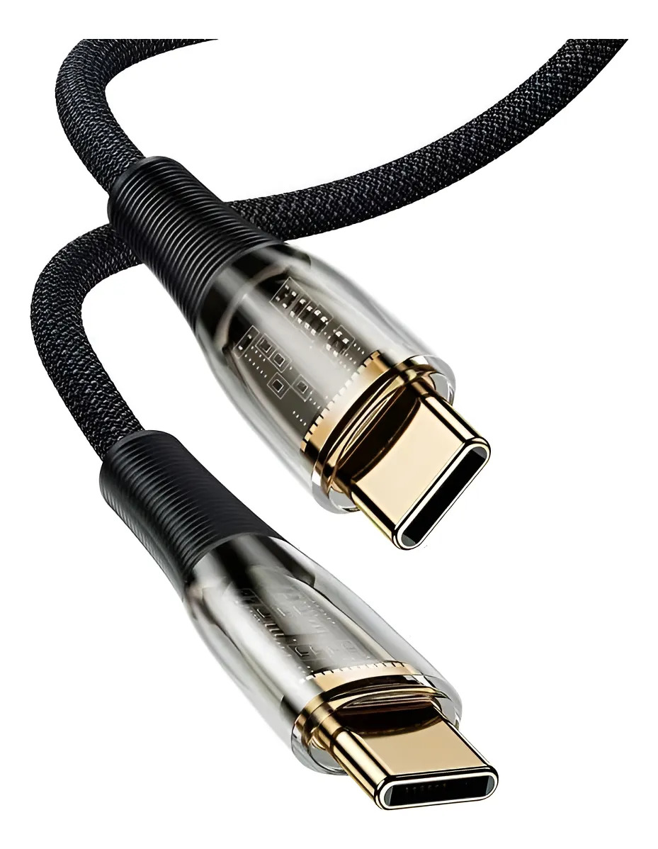 CABLE D NYLON BENKS USB-C 100W 5AMP PARA GALAXY S26 PLUS ULTRA 2M - 1