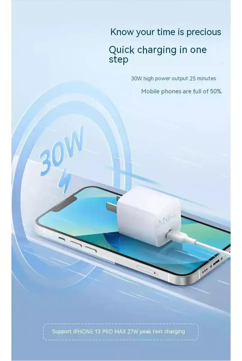 ANKER CARGADOR DE PARED PD 30W PARA GALAXY S26 PLUS ULTRA - 4