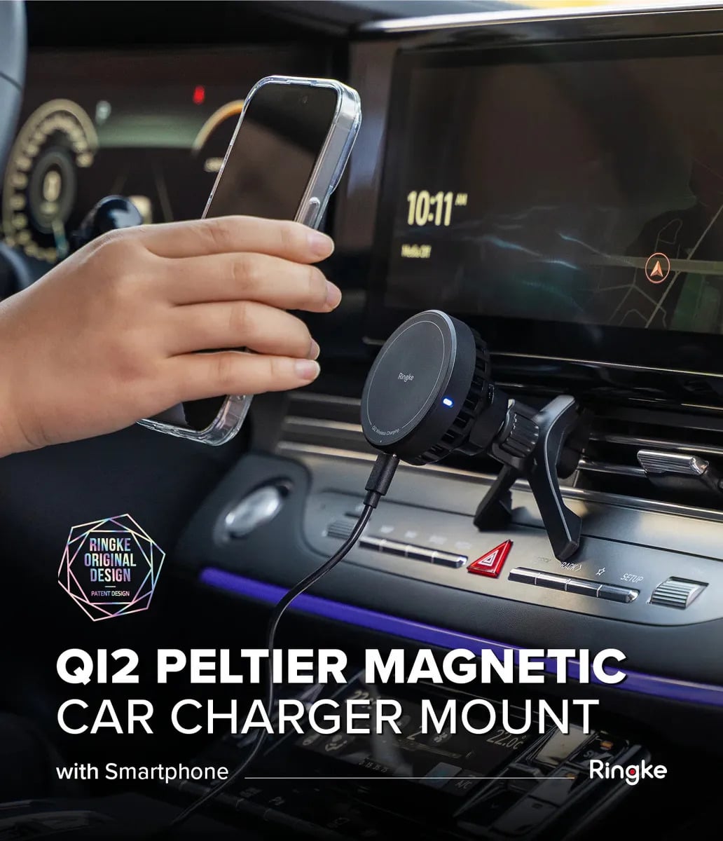 CARGADOR AUTO RINGKE QI2 (MAG) 15W PARA GALAXY S26 PLUS ULTRA - 2