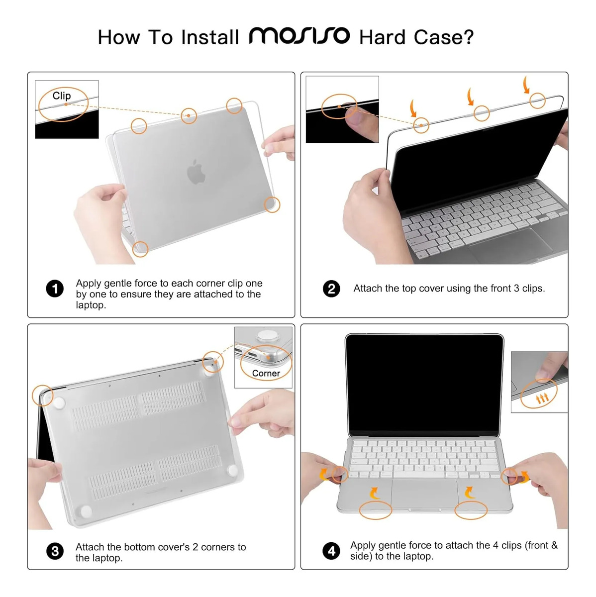 CASE MOSISO PARA MACBOOK NEO 13 (2026) A3404 + MICAS - 6