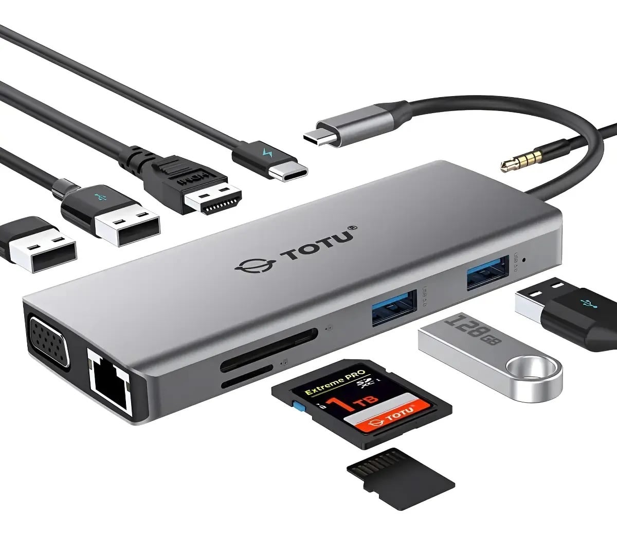ADAPTADOR HUB TOTU 11EN1 PARA MACBOOK NEO 13 (2026) A3404 - 1