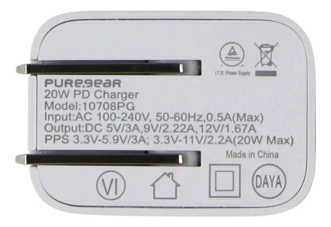 PUREGEAR CARGADOR PARED 20W PARA IPHONE 17E (2026) - 3