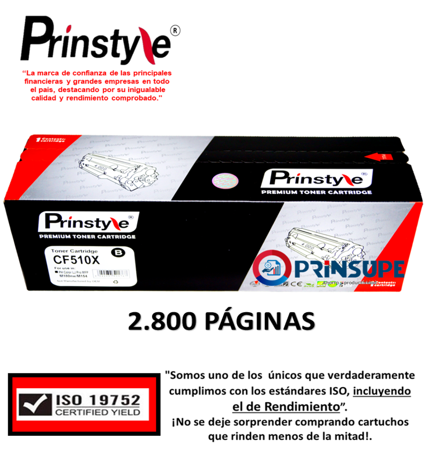 TÓNER PRINSTYLE 130X NEGRO CF350X 1.500PÁGISO RENDIMIENTO 19752 - 1