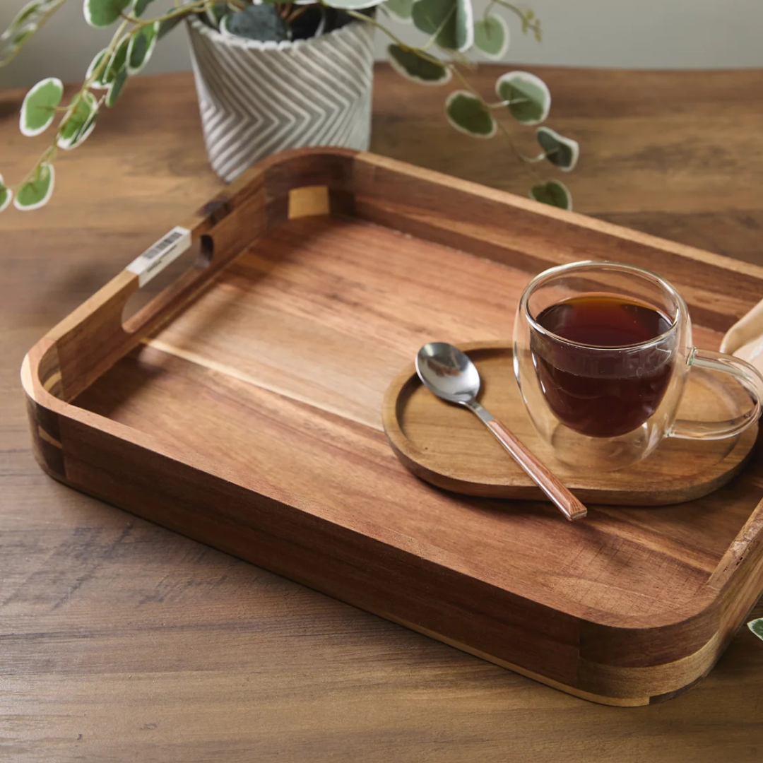 AZAFATE DE MADERA ACACIA 40X30CM - 2