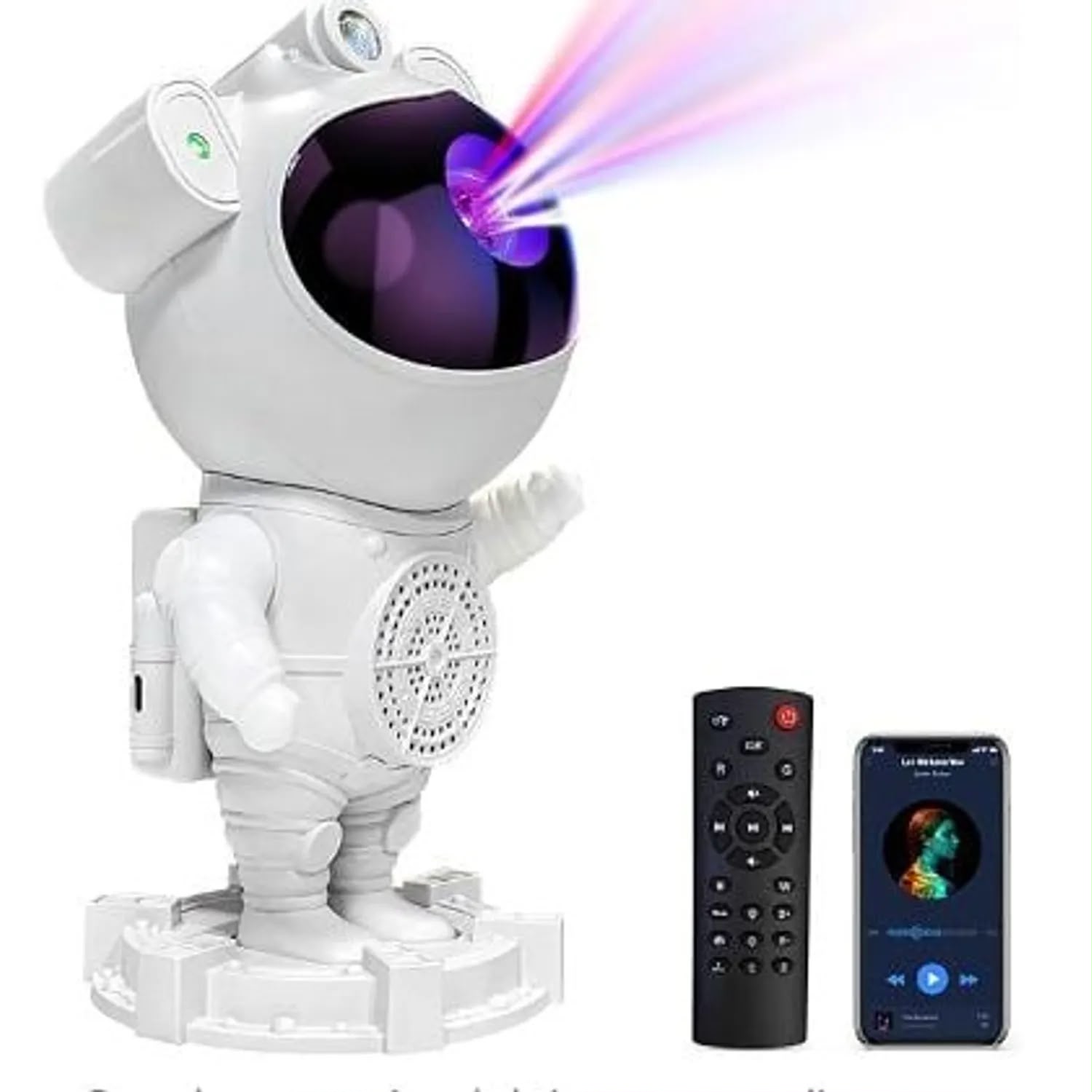 PROYECTOR ASTRONAUTA DE GALAXIA Y ESTRELLAS LUCES NOCTURNA - 2
