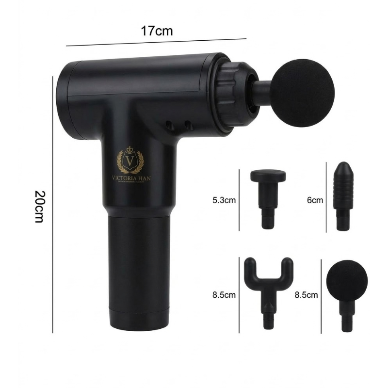 PISTOLA DE MASAJES PROFESIONAL VICTORIA HAN/NEGRO - 2
