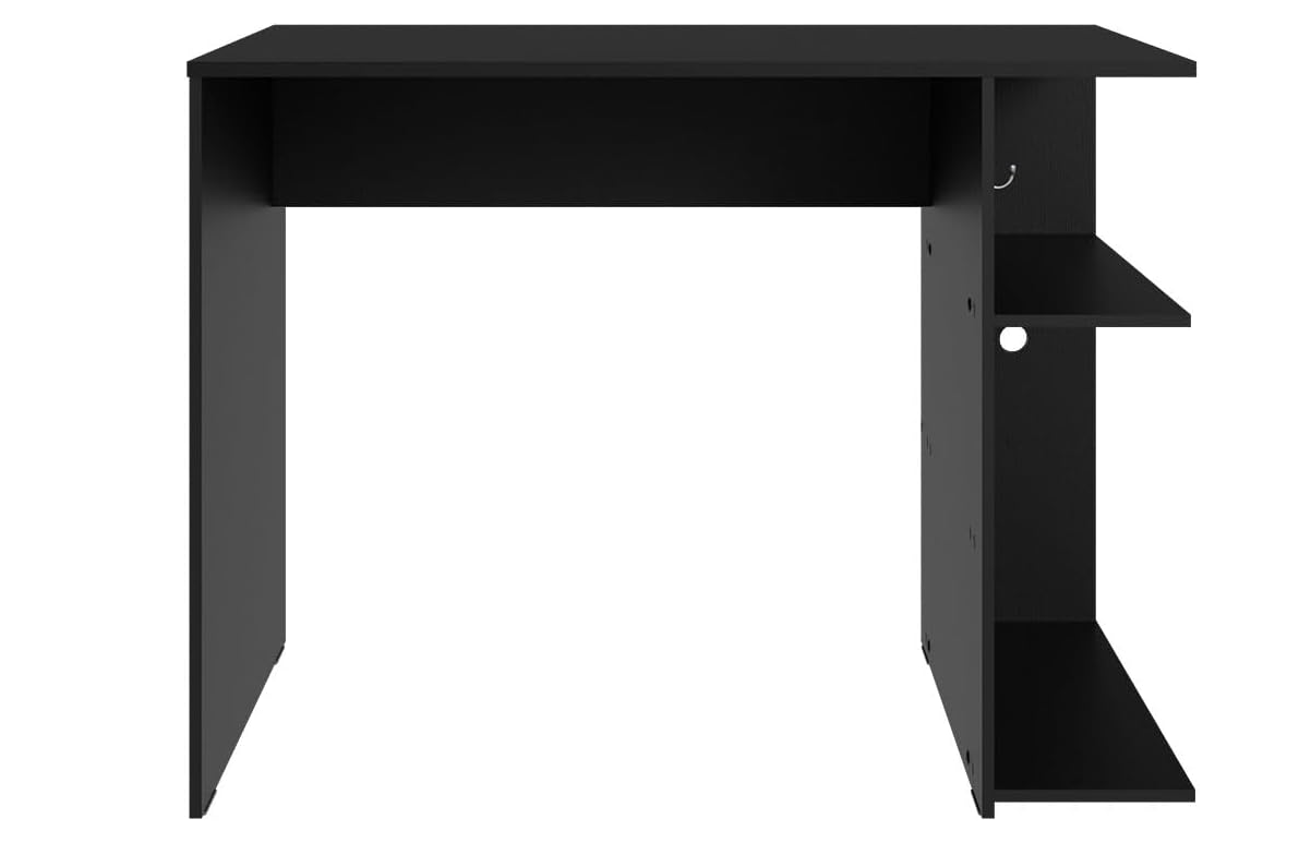 ESCRITORIO PARA PC ULTRA CON 2 ESTANTES COLOR NEGRO - 3