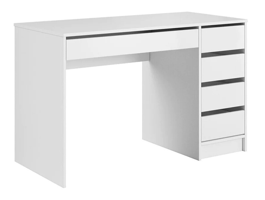 ESCRITORIO GANTE OFICINA MODERNO 5 CAJONES COLOR BLANCO - 3