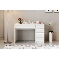 ESCRITORIO GANTE OFICINA MODERNO 5 CAJONES COLOR BLANCO - 7