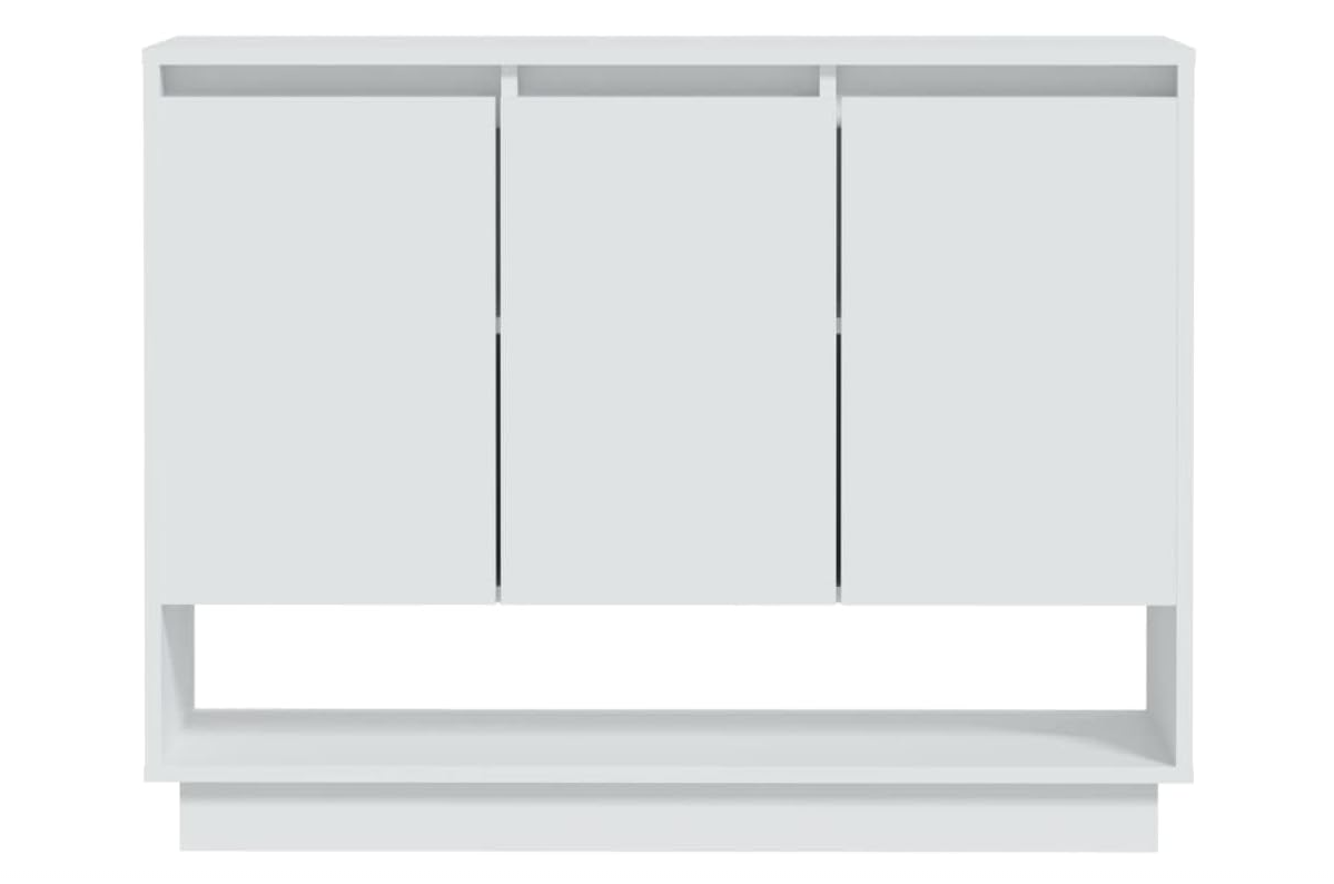 APARADOR WORDEN 3 PUERTAS UN ESTANTE BAJO COLOR BLANCO MATE 97X31X75 - 2
