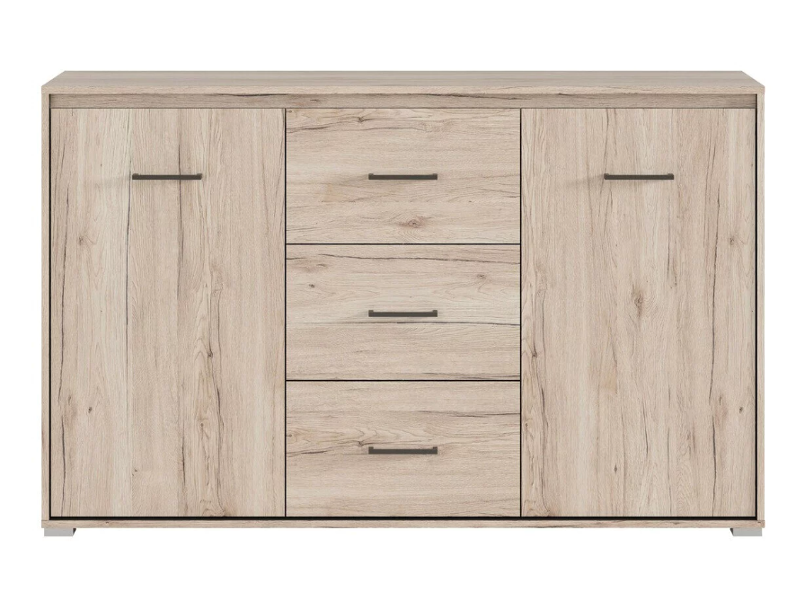 APARADOR BULENA 3 CAJONES 2 PUERTAS COLOR TOSCANA 142X88CM - 3