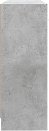 APARADOR LUCY 3 PUERTAS 3 CAJONES GRIS - 7