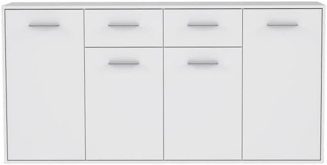 APARADOR DEGRA 4 PUERTAS 2 CAJÓN BLANCO 162 CM - 3