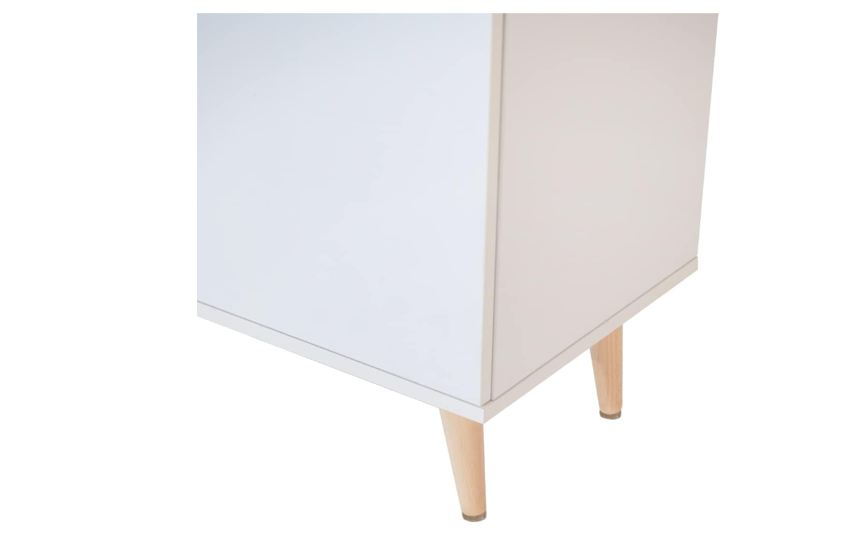 APARADOR BLANCO 1 PUERTA Y 3 CAJONES COMEDOR 76X95CM - 7