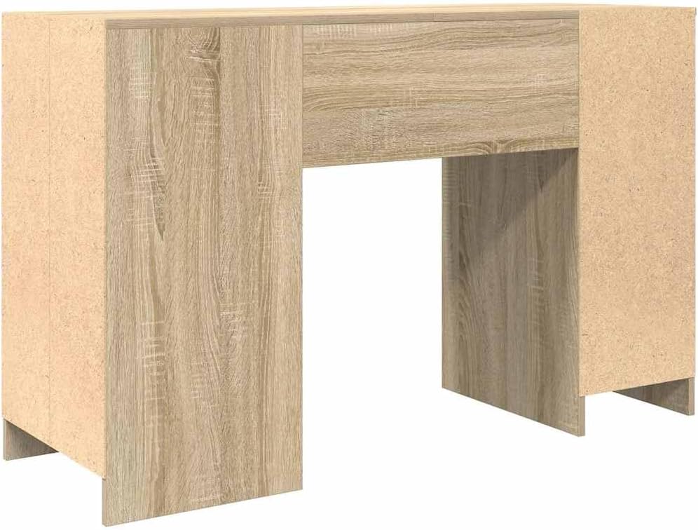 ESCRITORIO MODERNO HP 1 PUERTAS 2 ESTANTES ABIERTOS LIBRERO ROBLE 120CM - 6