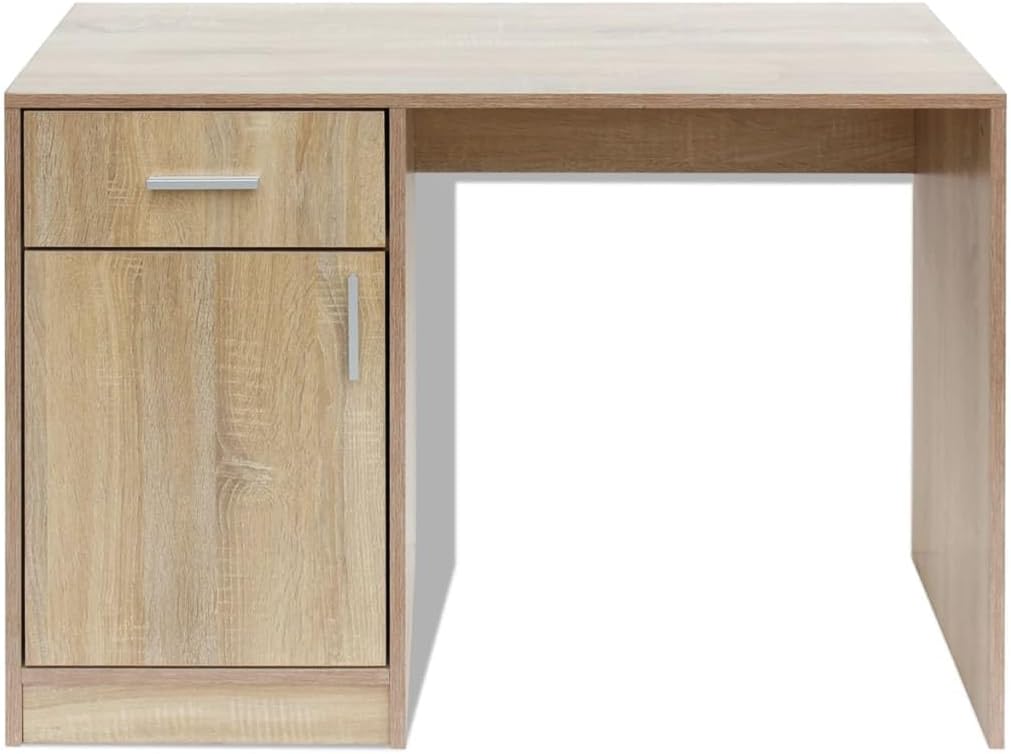 ESCRITORIO KORD CON CAJÓN 1 PUERTA LIBRERO COLOR ROBLE 100CM - 3