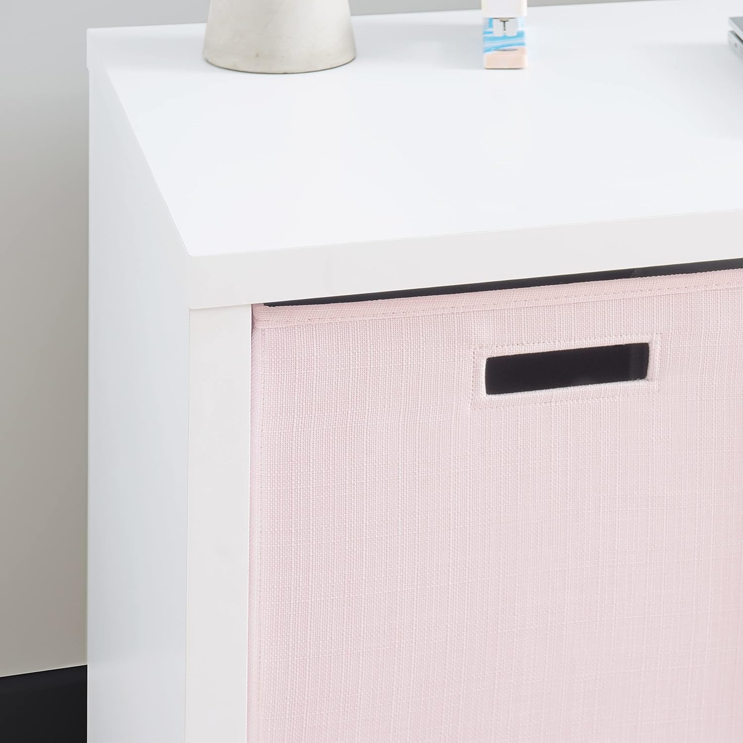 ESCRITORIO MODERNO BARO 2 ESTANTES PARA ALMACENAMIENTO COLOR BLANCO - 3