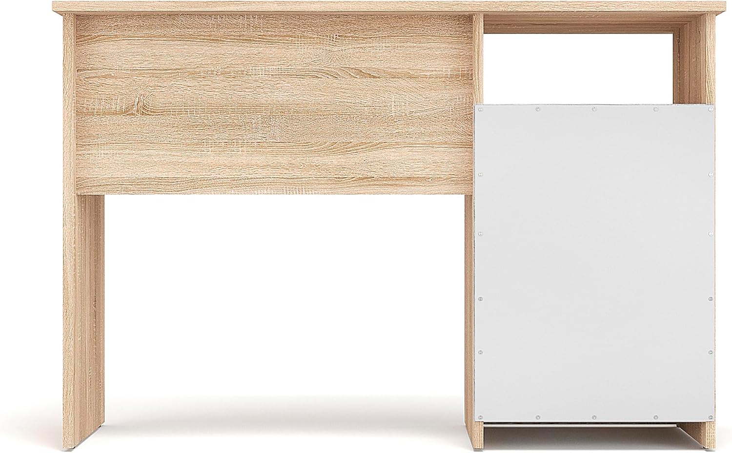 ESCRITORIO LOREZA PARA LAPTOP CON ESTANTE ALTO Y 3 CAJONES ROBLE 110CM - 7