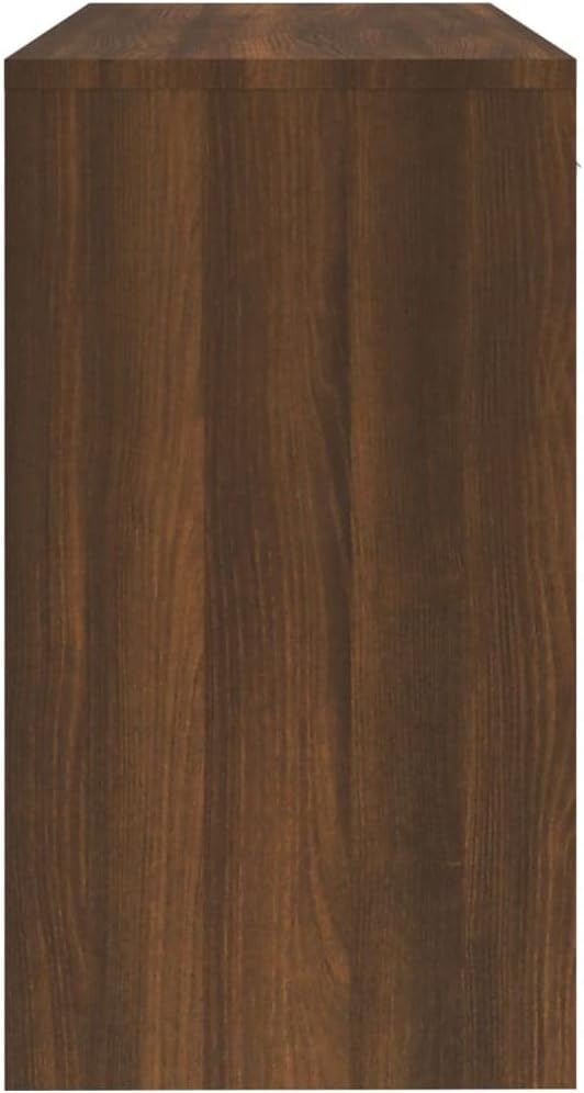 ESCRITORIO KORD CON CAJÓN 1 PUERTA LIBRERO COLOR ROBLE OSCURO 100CM - 6