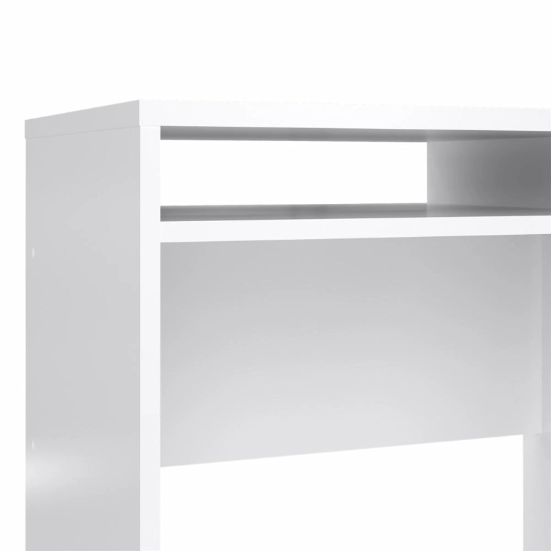 ESCRITORIO VESTO 1 PUERTA 1 CAJÓN Y 2 ESTANTES ABIERTOS BLANCO 110CM - 7