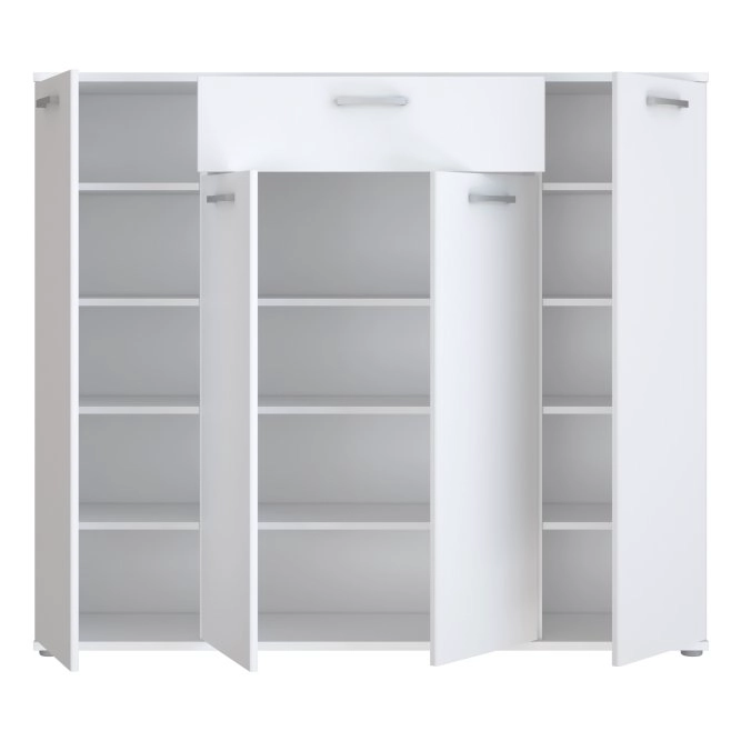 COMODA DARLEY 4 PUERTAS 1 CAJON COLOR BLANCO 139CM - 3