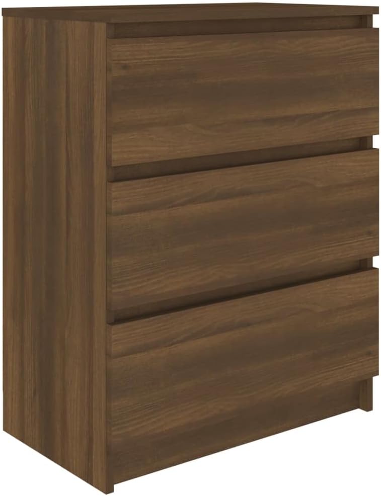 COMODA DELIA 3 CAJONES COLOR MARRON 76CM - 2