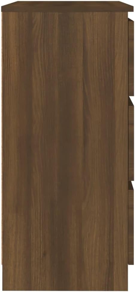 COMODA DELIA 3 CAJONES COLOR MARRON 76CM - 7