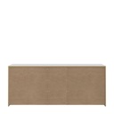 COMODA LARIEN 3 CAJONES 4 PUERTAS COLOR BLANCO 180CM - 6