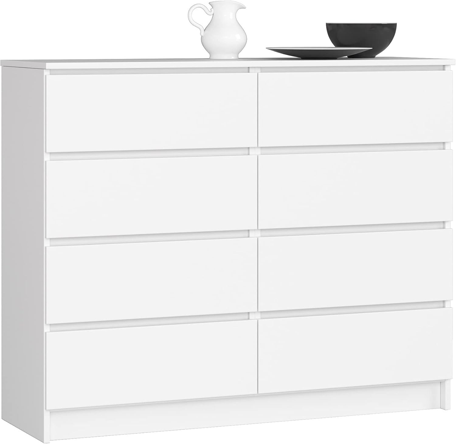 COMODA OSLO 8 CAJONES COLOR BLANCO 120CM - 2