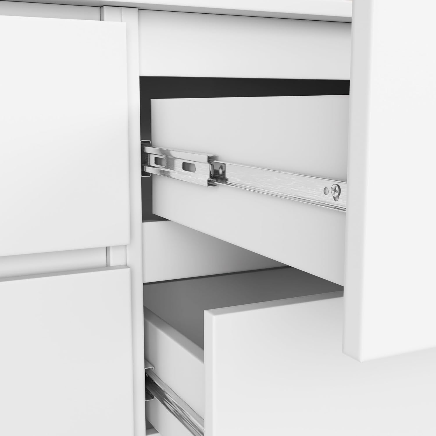 COMODA OSLO 8 CAJONES COLOR BLANCO 120CM - 4