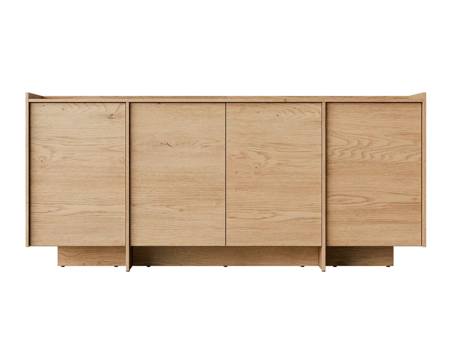 COMODA FLORTEI 4 PUERTAS ROBLE 200CM - 3
