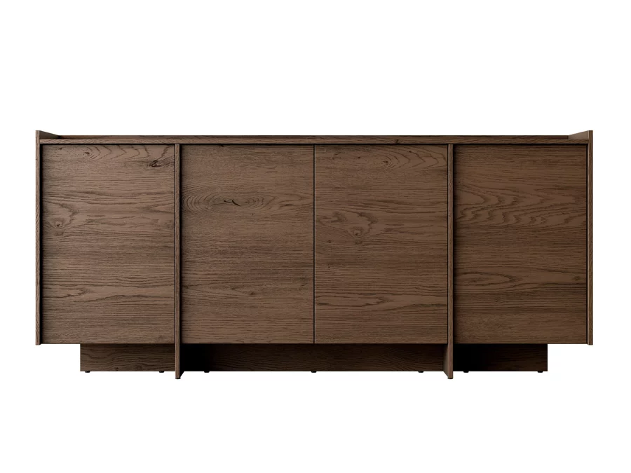 APARADOR FLORTEI 4 PUERTAS ROBLE COÑAC 200CM - 3