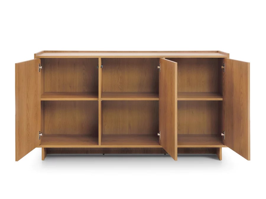 APARADOR BLESTOR 3 PUERTAS CASTAÑO 147CM - 4