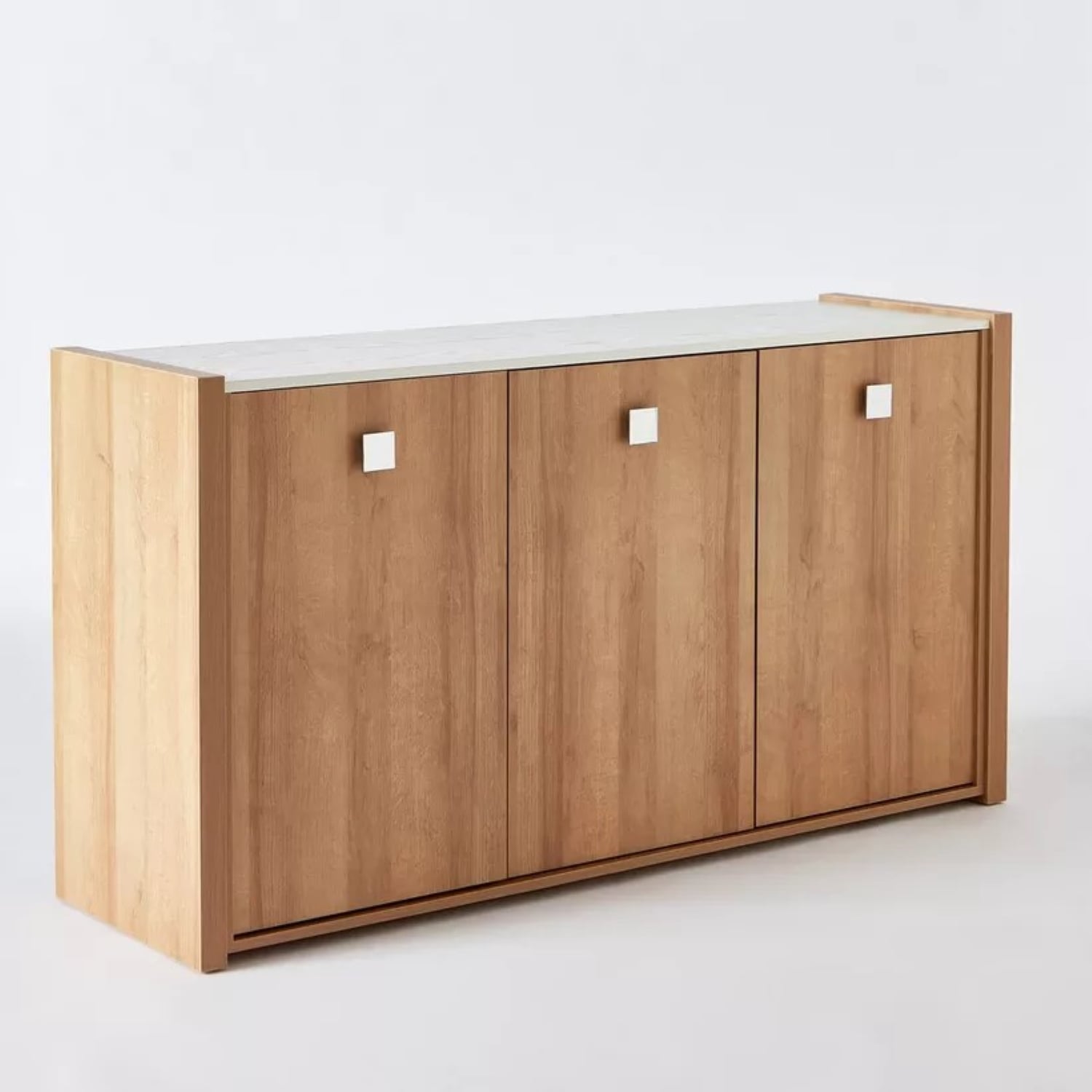 APARADOR BORNEO 3 PUERTAS CON ESTANTES ROBLE 160X85CM - 5