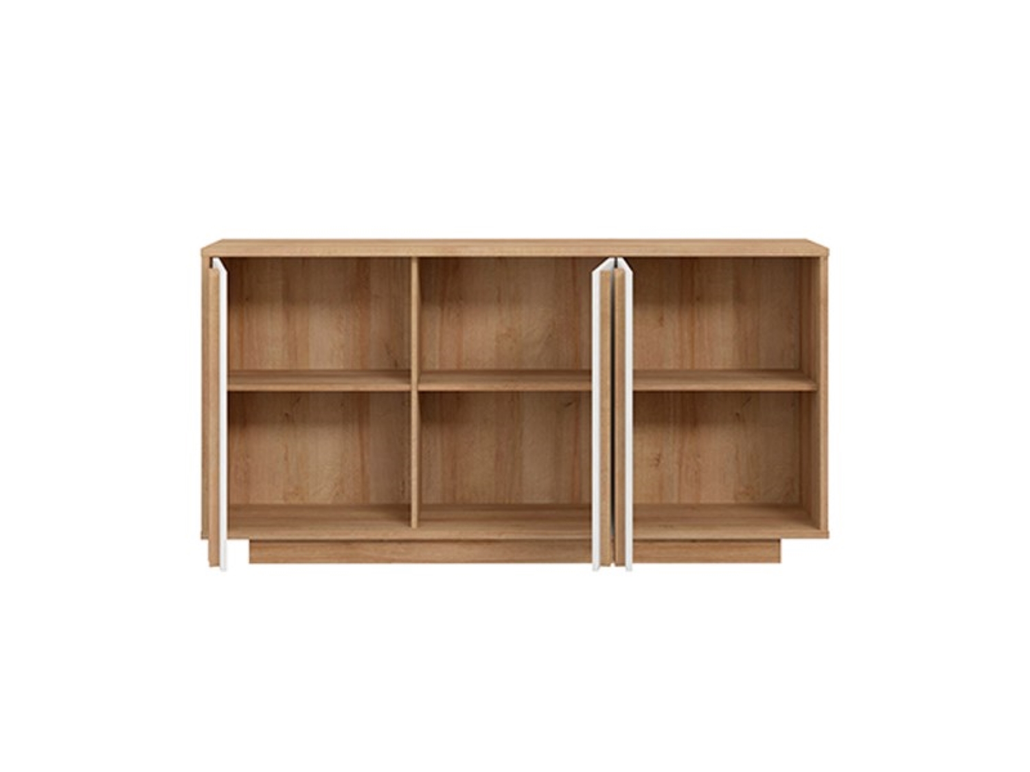 APARADOR ASTY 3 PUERTAS ROBLE Y BLANCO 164CM - 2