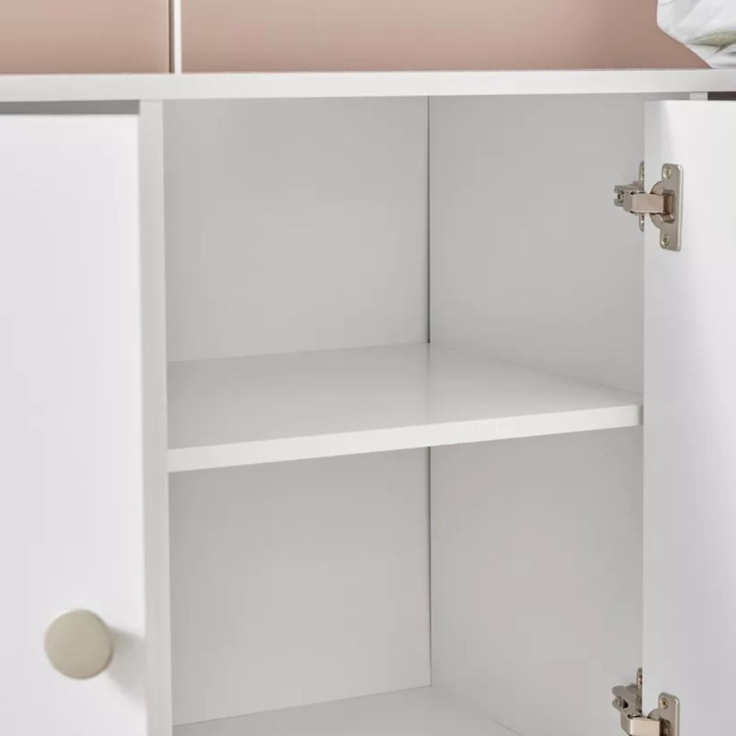 APARADOR KALAS 2 PUERTAS 3 CAJONES, BLANCO Y GALES 140X72CM - 6