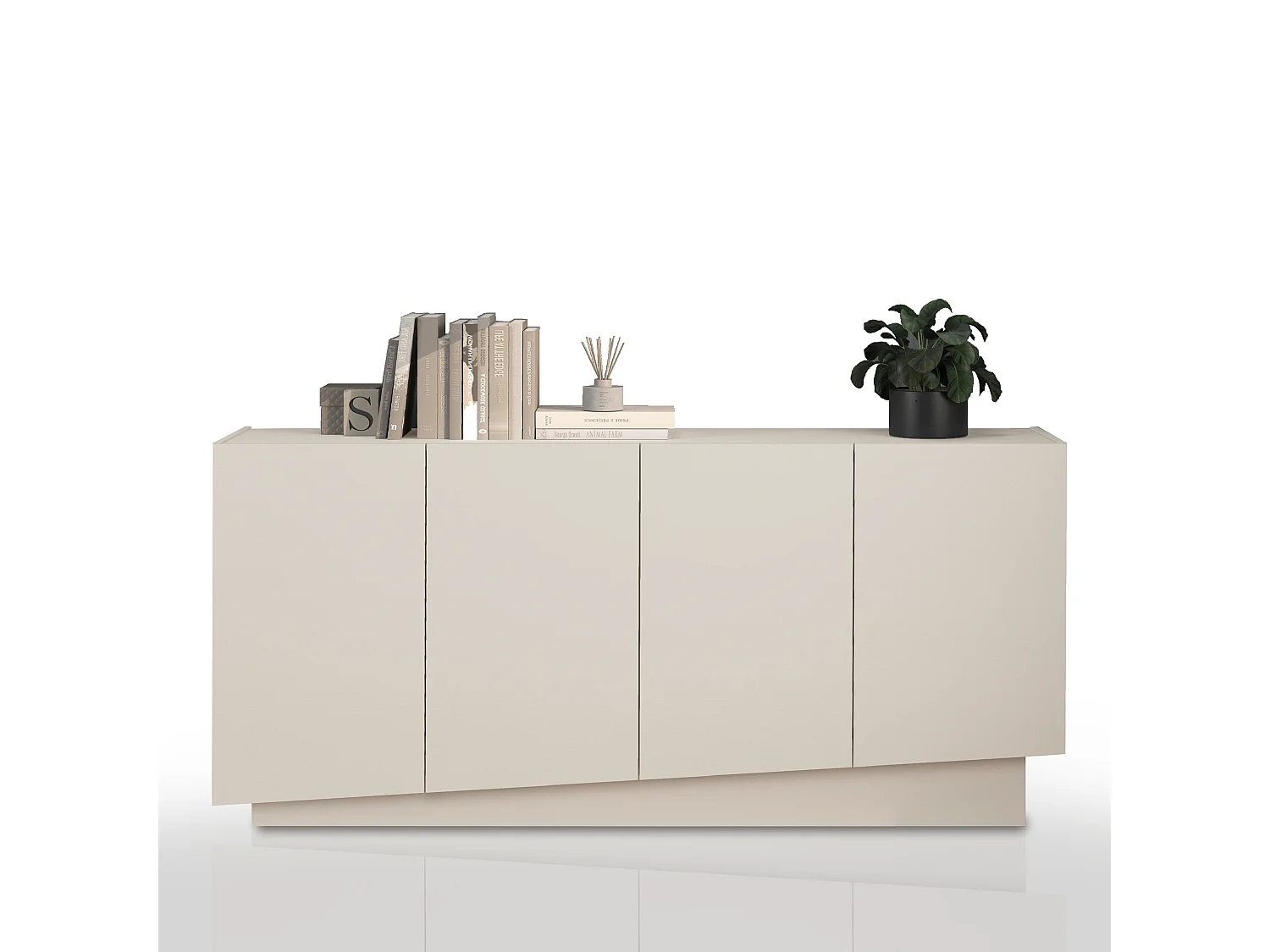 APARADOR HERAS 4 PUERTAS COLOR CAPRI 160CM - 5